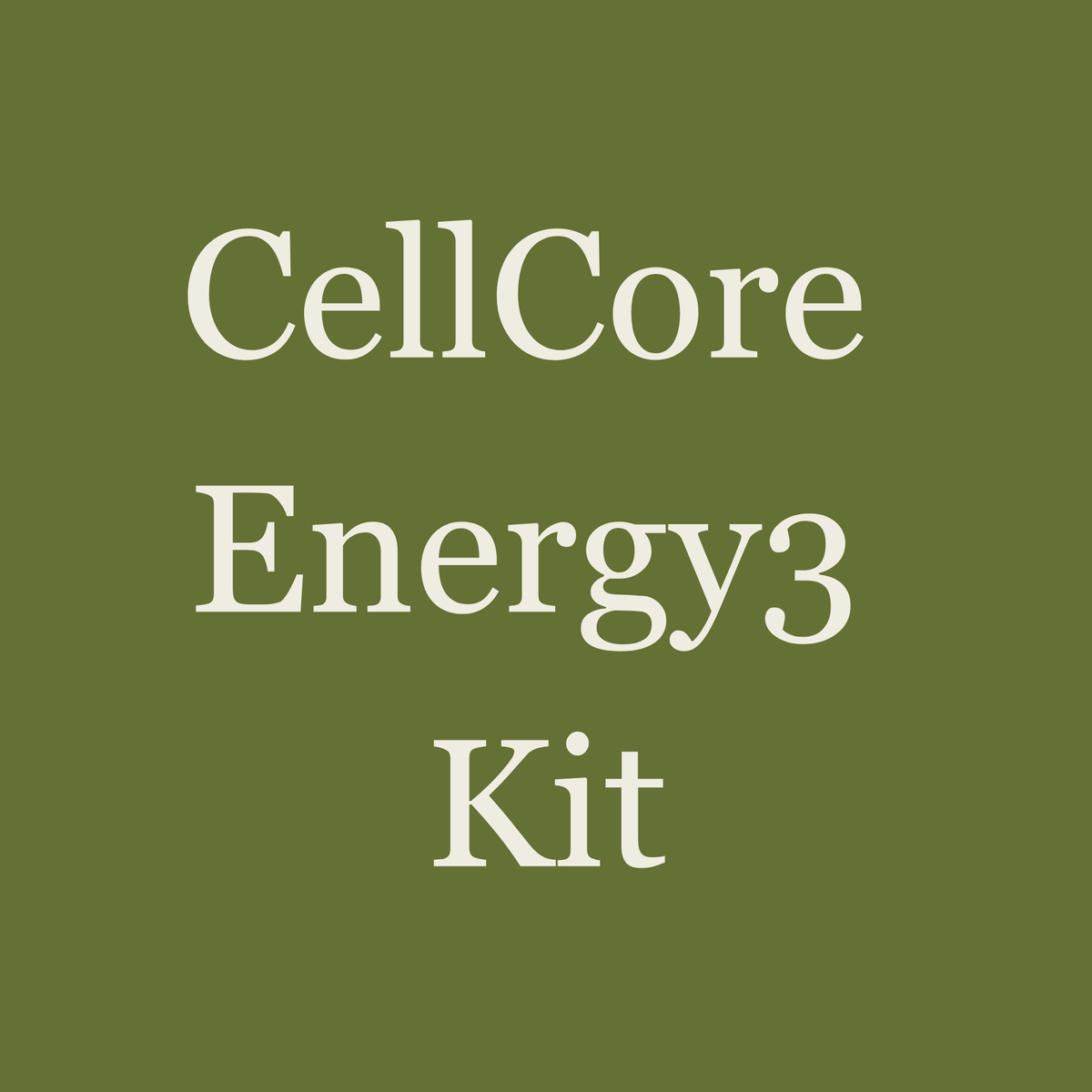 CellCore Energy3 Kit