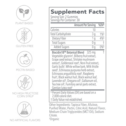 Biocidin Botanicals Biocidin Gummies