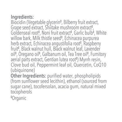 Biocidin Botanicals Dentalcidin LS