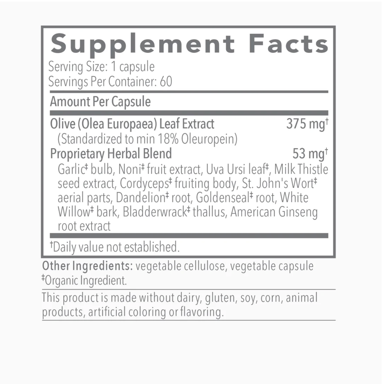 Biocidin Botanicals Olivirex